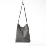 革屋が作った、「洗える革のライトトートバッグ」グレー