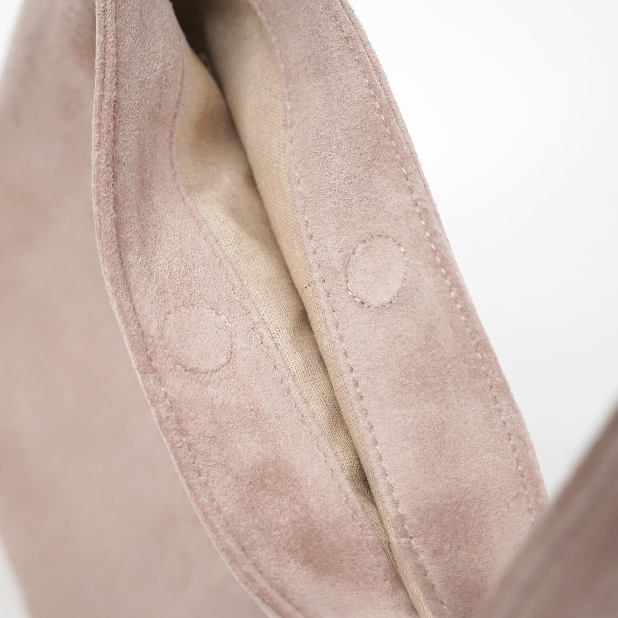 革屋が作った、「洗える革のライトトートバッグ」ピンクベージュ