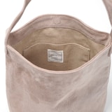 革屋が作った、「洗える革のライトトートバッグ」ピンクベージュ