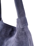 革屋が作った、「洗える革のライトトートバッグ」ネイビー