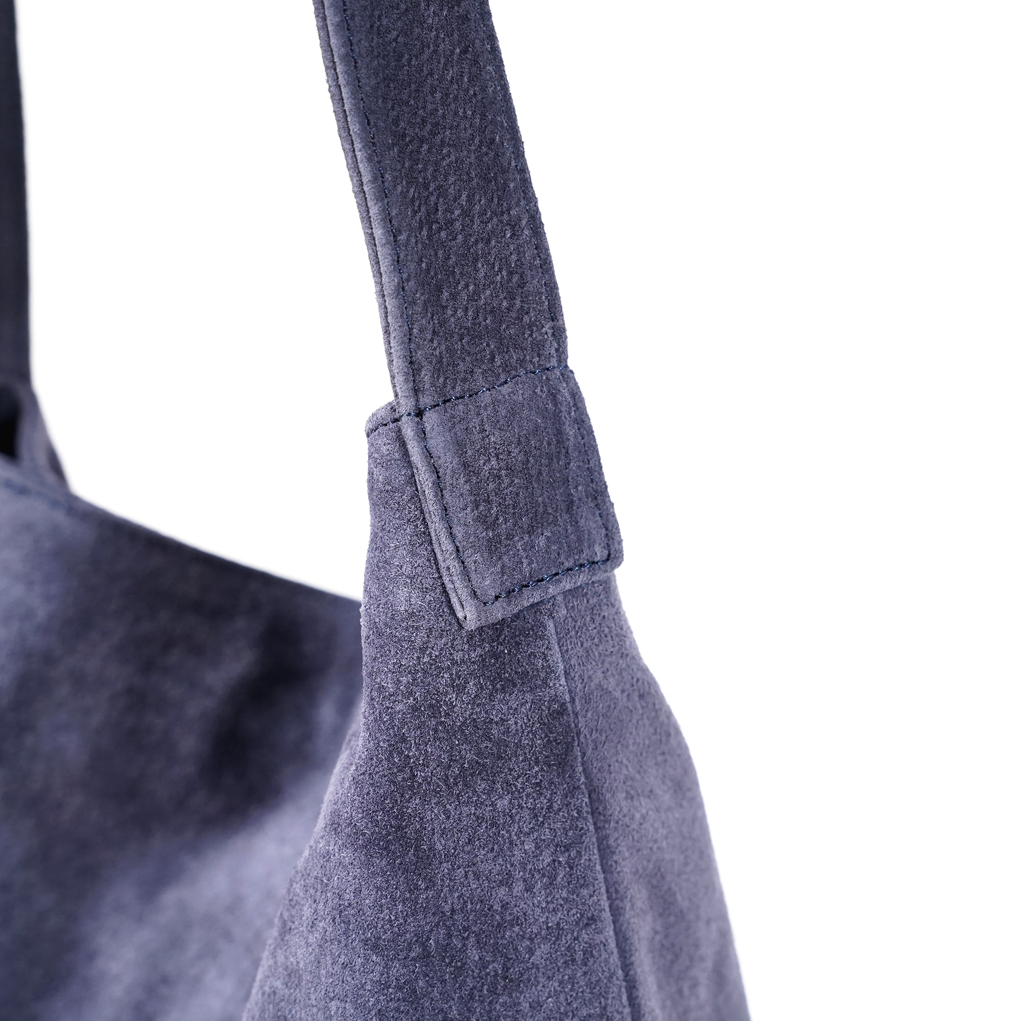 革屋が作った、「洗える革のライトトートバッグ」ネイビー