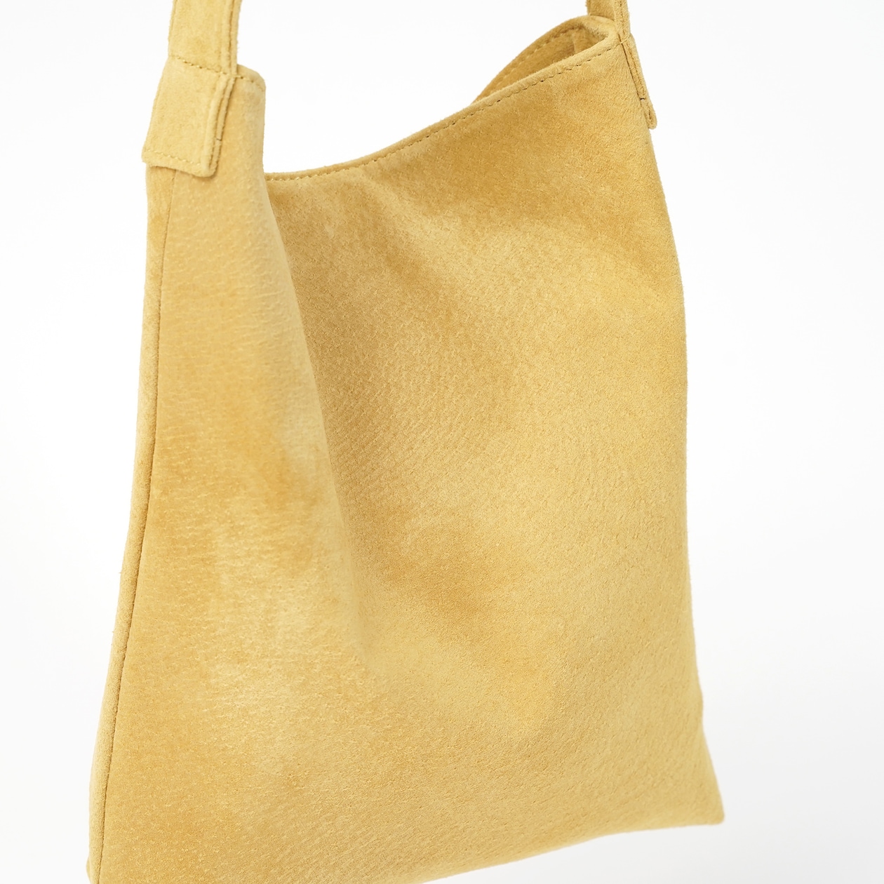 革屋が作った、「洗える革のライトトートバッグ」マスタード