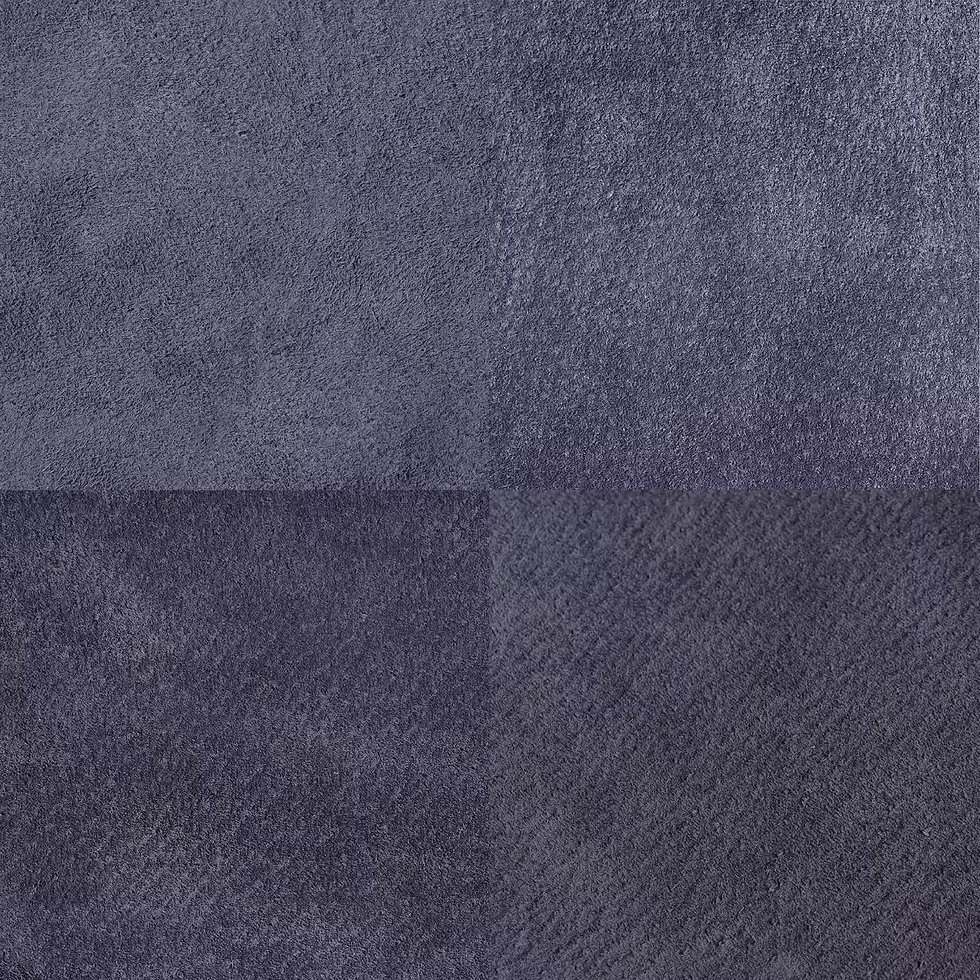 革屋が作った、「洗える革のドロップトート・大」ネイビー