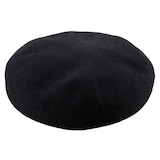 埼玉県　よこいベレーのベレー帽「ウール八角ビックベレー（アニス）」ブラック