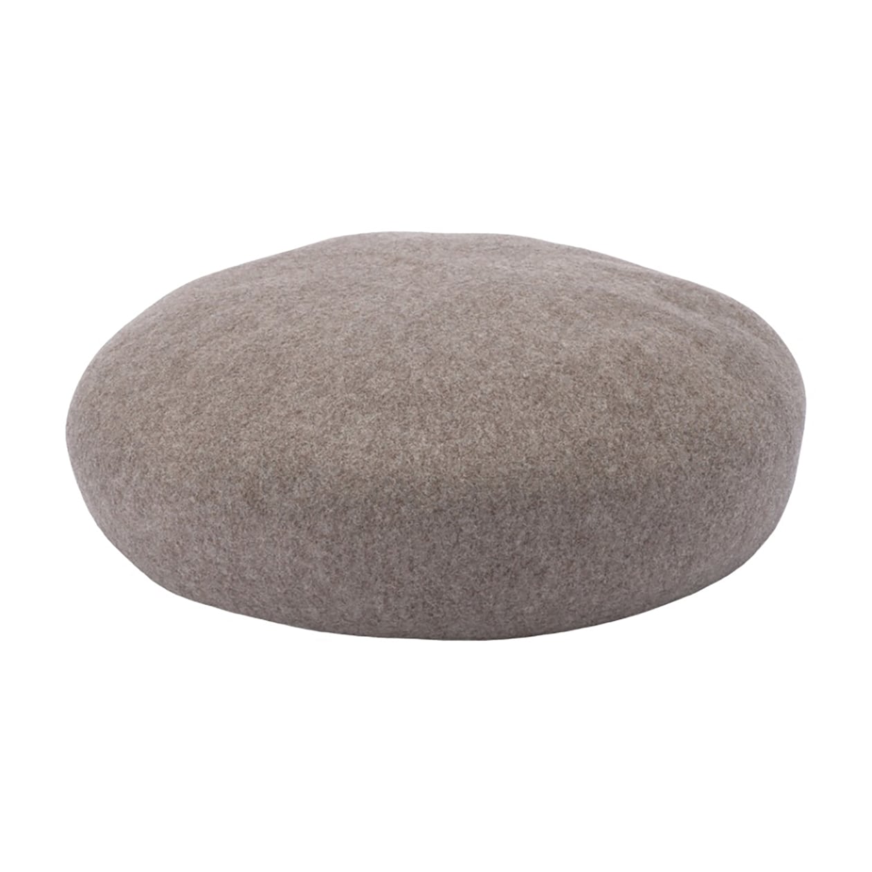 埼玉県　よこいベレーのベレー帽「ウール八角ビックベレー（アニス）」モカ