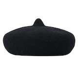 埼玉県　よこいベレーのベレー帽「とんがりベレー帽（マロン）」ブラック