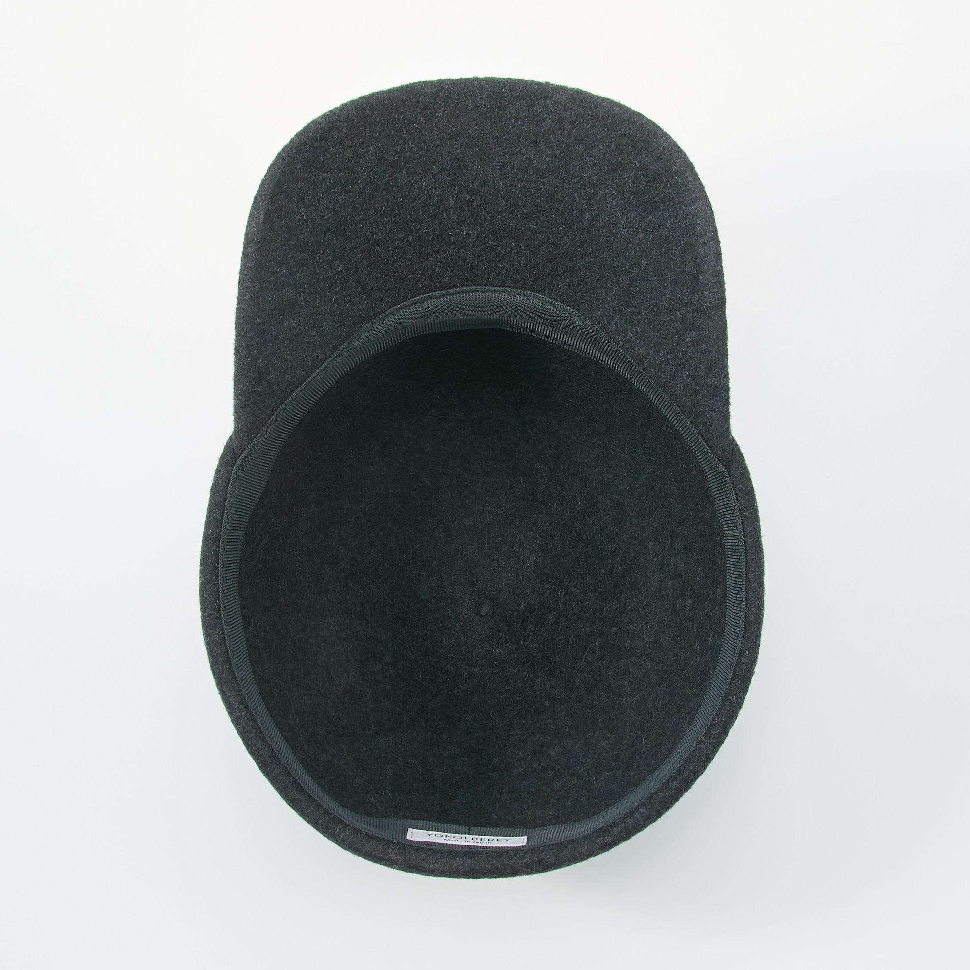 埼玉県 よこいベレーの帽子「ウールキャップ（セレナ）」ブラック