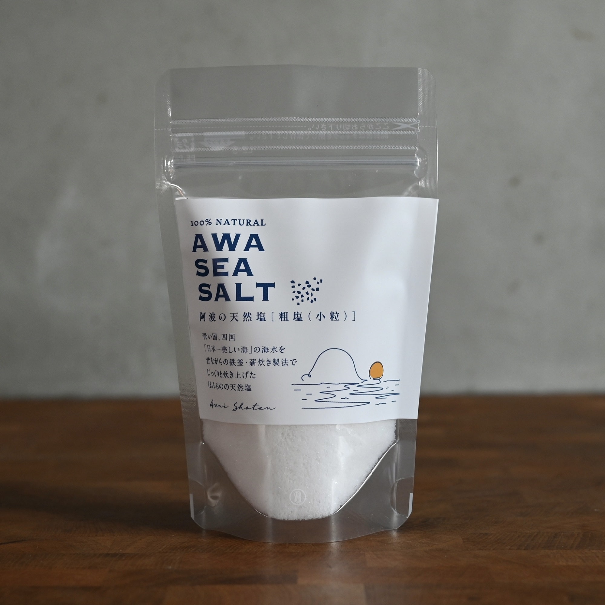 徳島県　　AWA SEA SALT　粗塩（小粒）１００ｇ