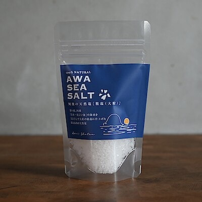 徳島県　AWA SEA SALT　粗塩（大粒）　50g