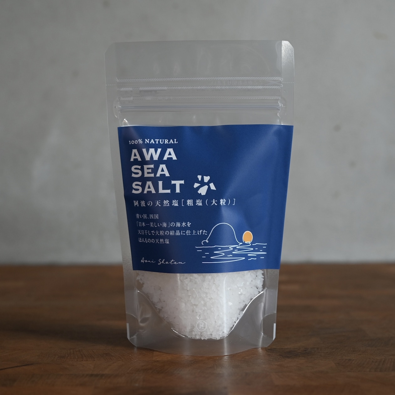 徳島県　AWA SEA SALT　粗塩（大粒）　50g