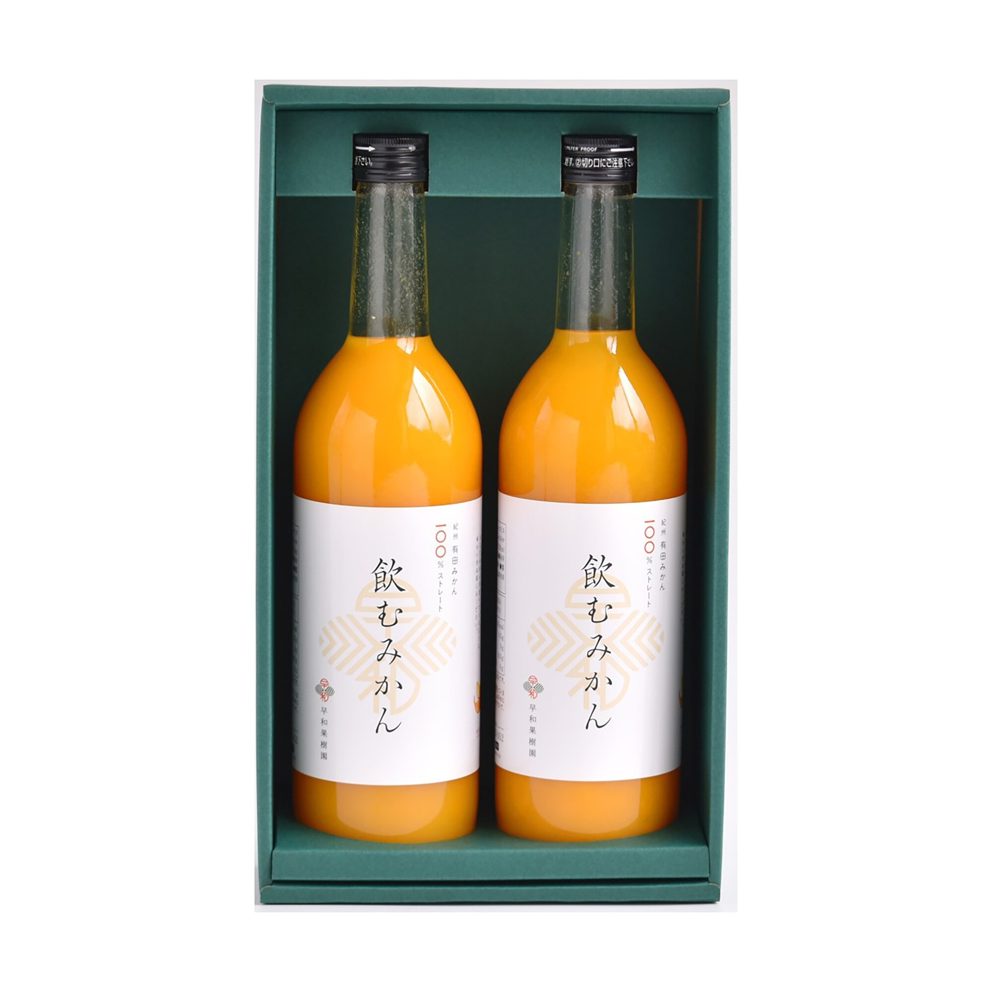 和歌山県　早和果樹園　有田みかんジュース「飲むみかん」２本入り【ギフトにおすすめ】