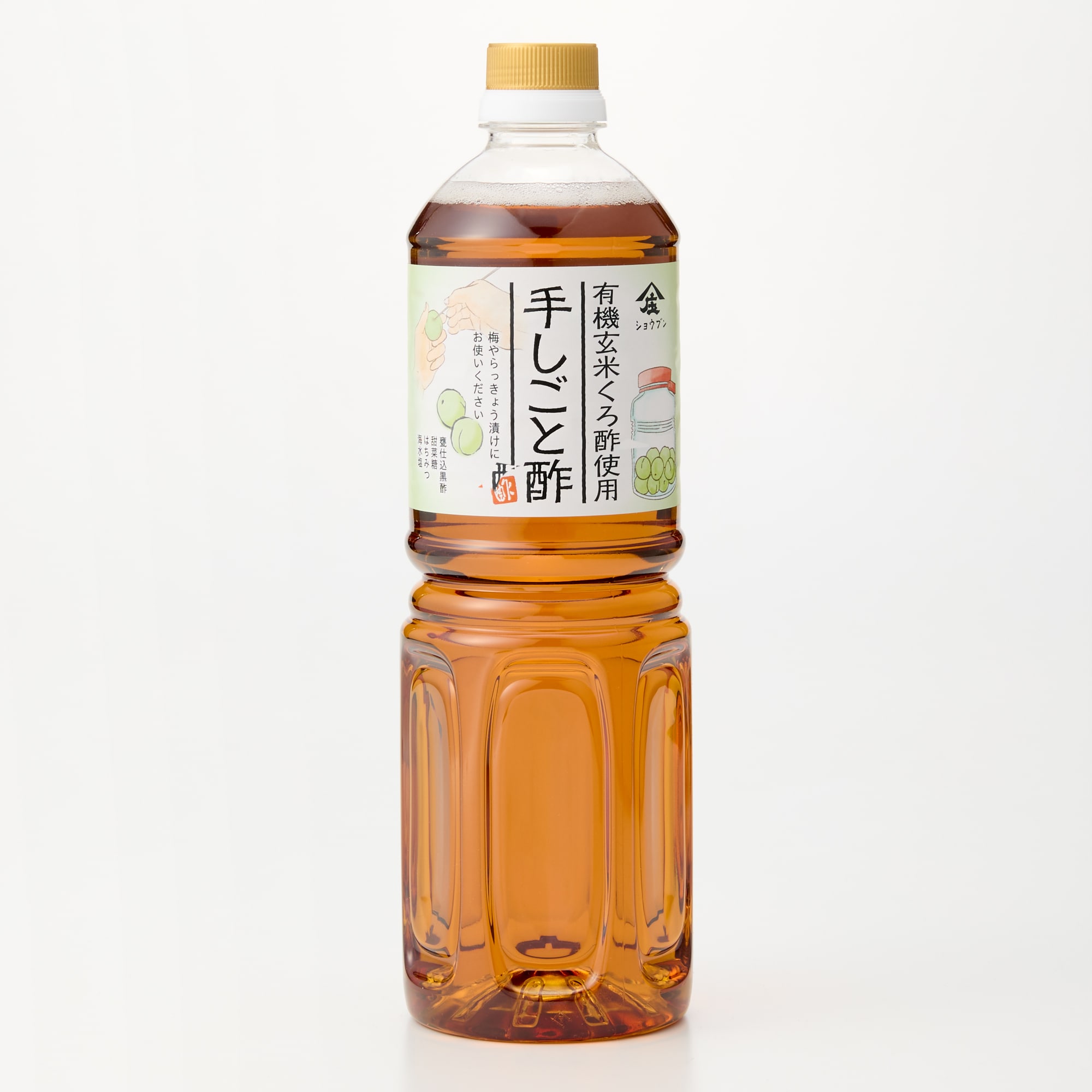 福岡県　庄分酢の「手しごと酢（有機玄米くろ酢使用）」１０００ｍｌ