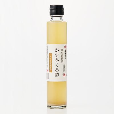 福岡県　庄分酢の「蔵付酢酸菌　かすみくろ酢（にごり酢）」２００ｍｌ