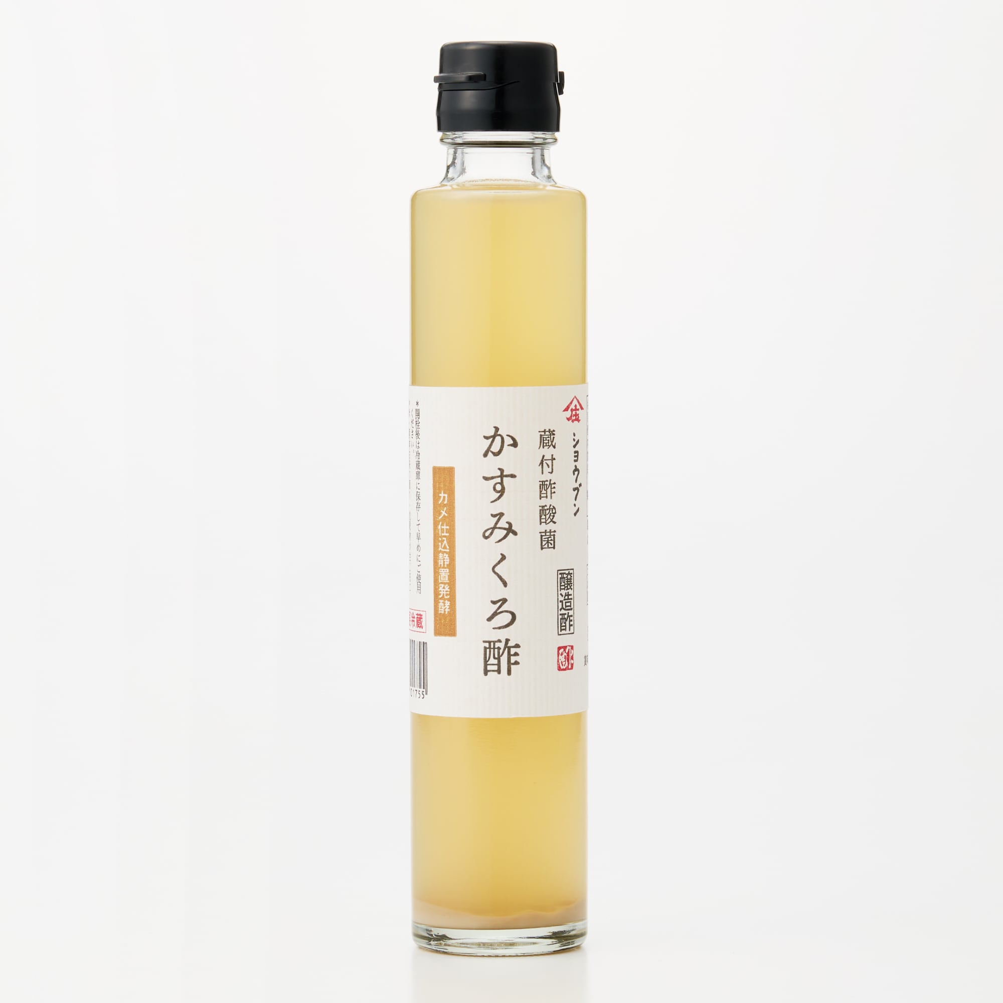 福岡県　庄分酢の「蔵付酢酸菌　かすみくろ酢（にごり酢）」２００ｍｌ