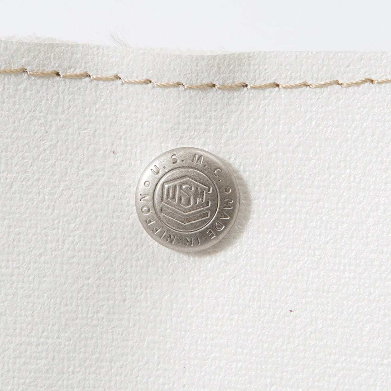 横濱帆布鞄　Ｃ　ホワイト（森野艦船帆布）