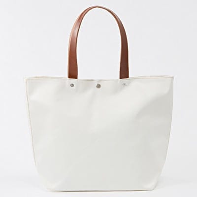 横濱帆布鞄　Ｃ　ホワイト（森野艦船帆布）