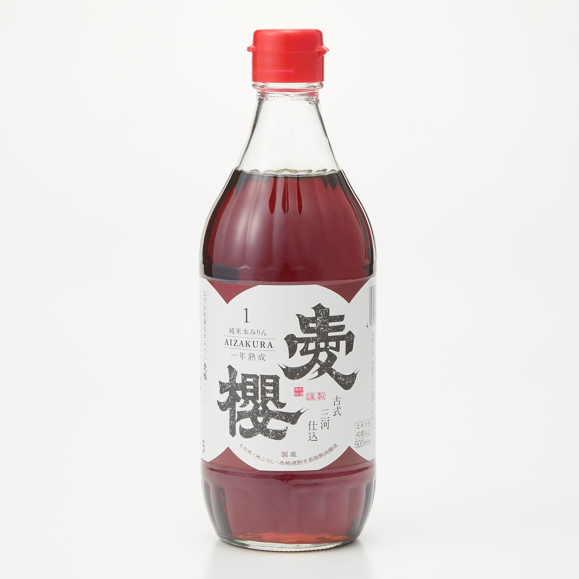 愛知県碧南市　杉浦味淋　古式三河仕込 愛櫻 純米本みりん 一年熟成