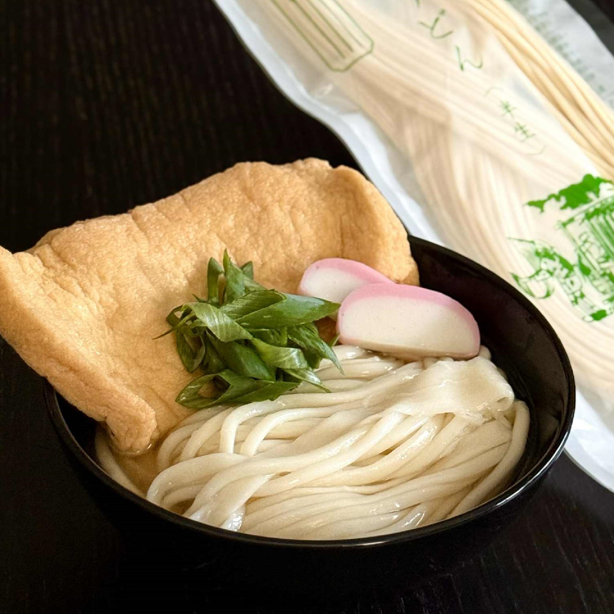 愛知県安城市　間杉手延製麺所　和泉（いずみ）手延べ麺　食べ比べセット（うどん＆きしめん）