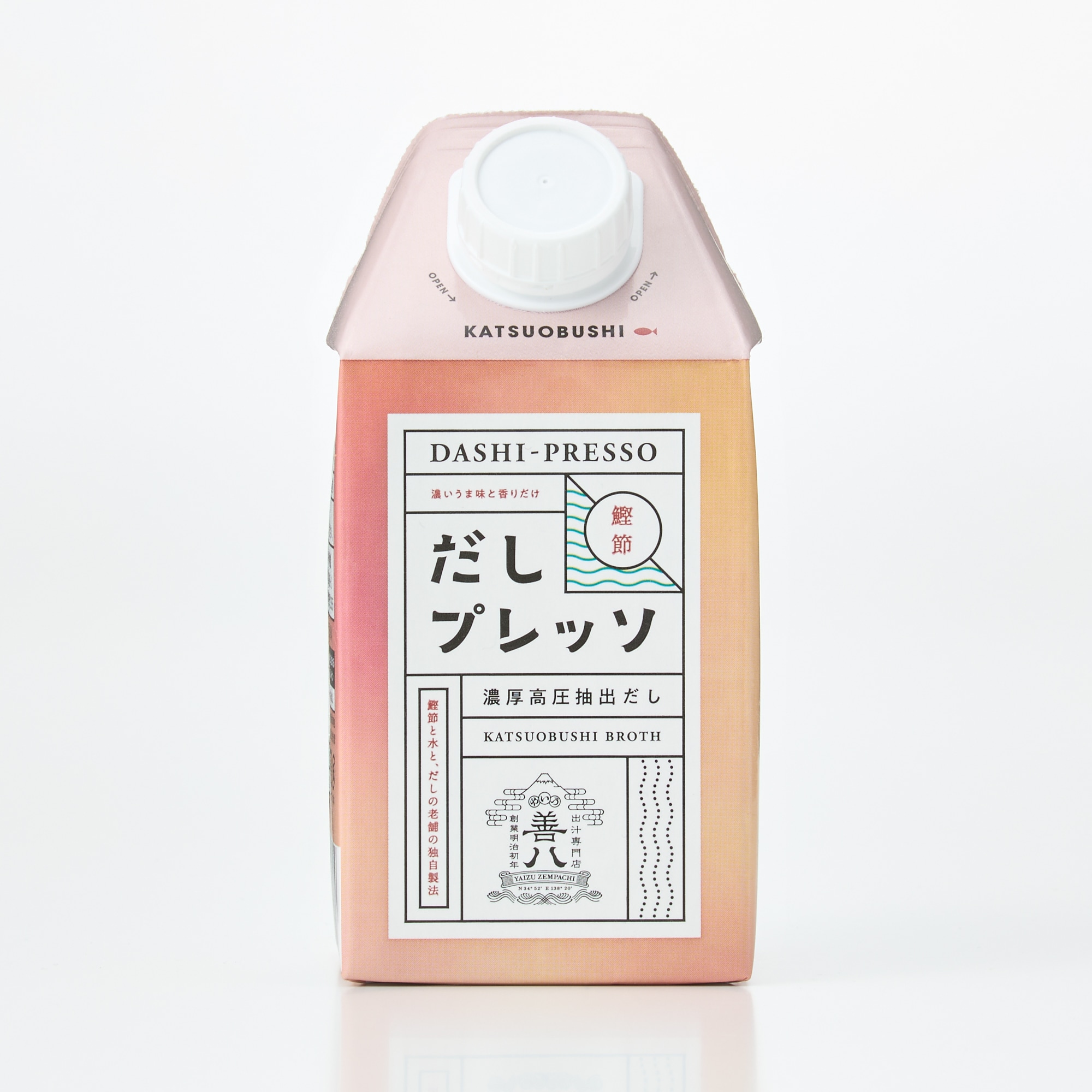 静岡県　やいづ善八　だしプレッソ　鰹節　５００ｍｌ