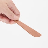 りんごの木の調理へら（丸）