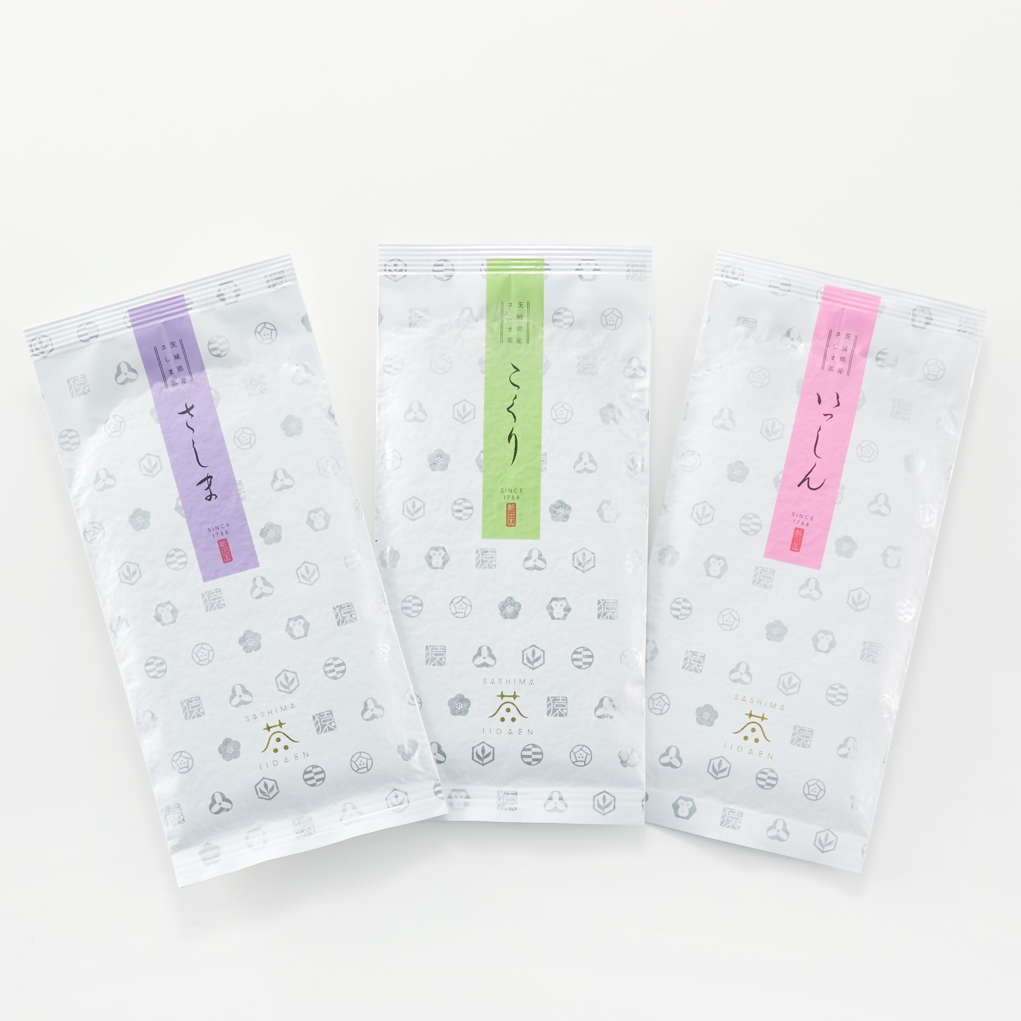 茨城県産　飯田園のさしま茶「緑茶3種セット」