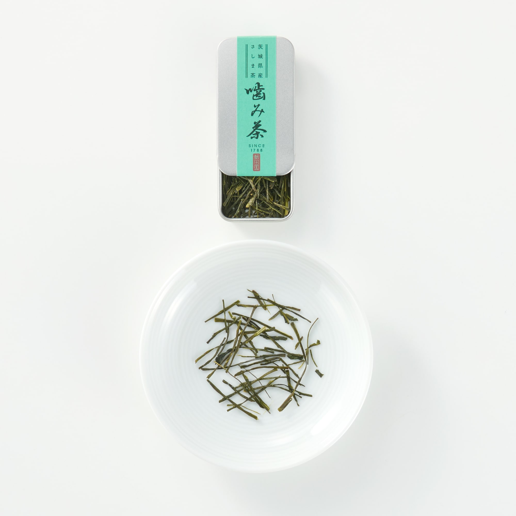 茨城県産　飯田園のさしま茶「噛み茶セット」