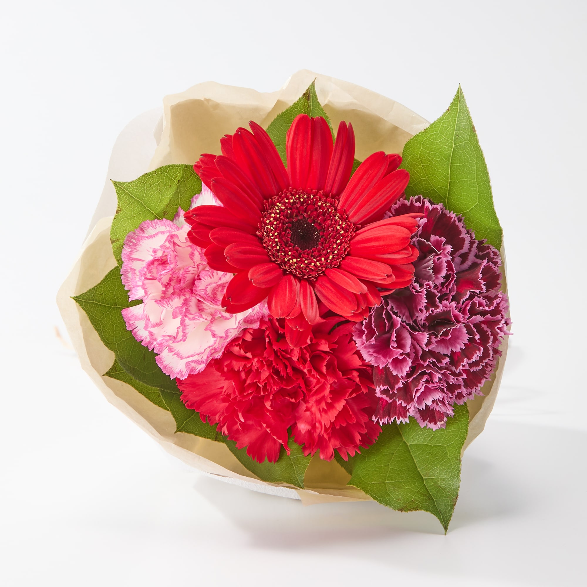 母の日　カーネーションのブーケ　赤