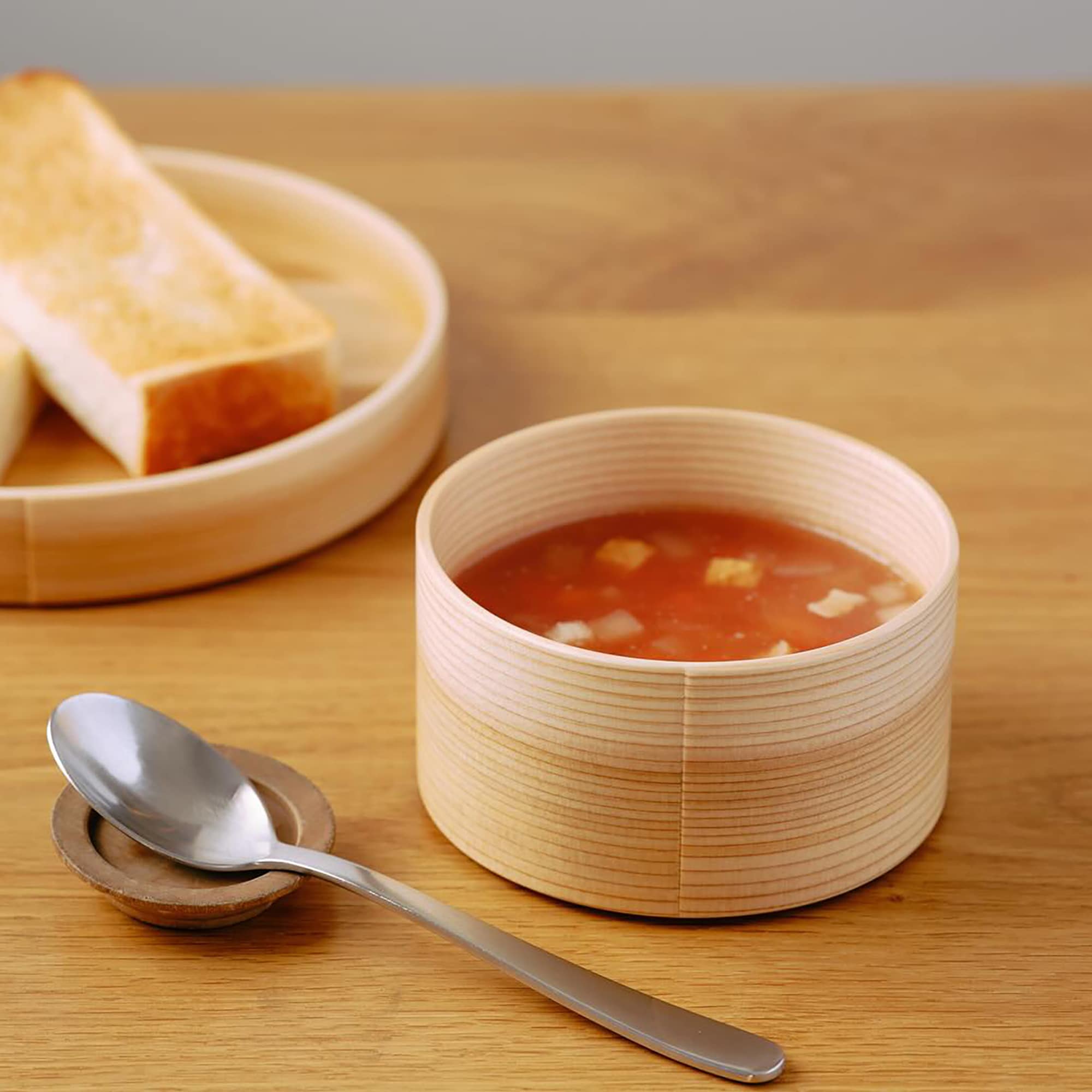 秋田県　大館工芸社の曲げわっぱ「Blanc Pa ボウル S」