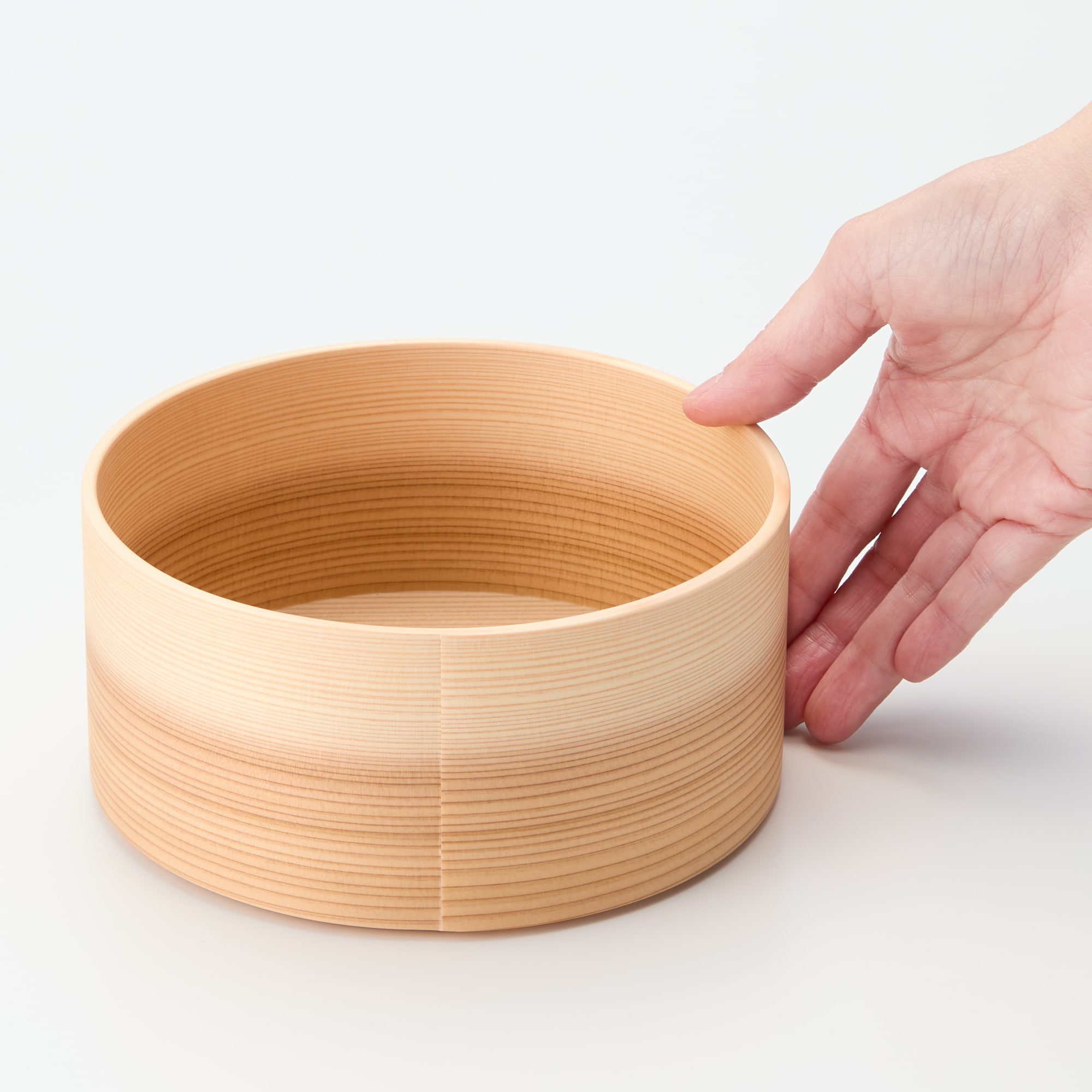 秋田県　大館工芸社の曲げわっぱ「Blanc Pa ボウル L」