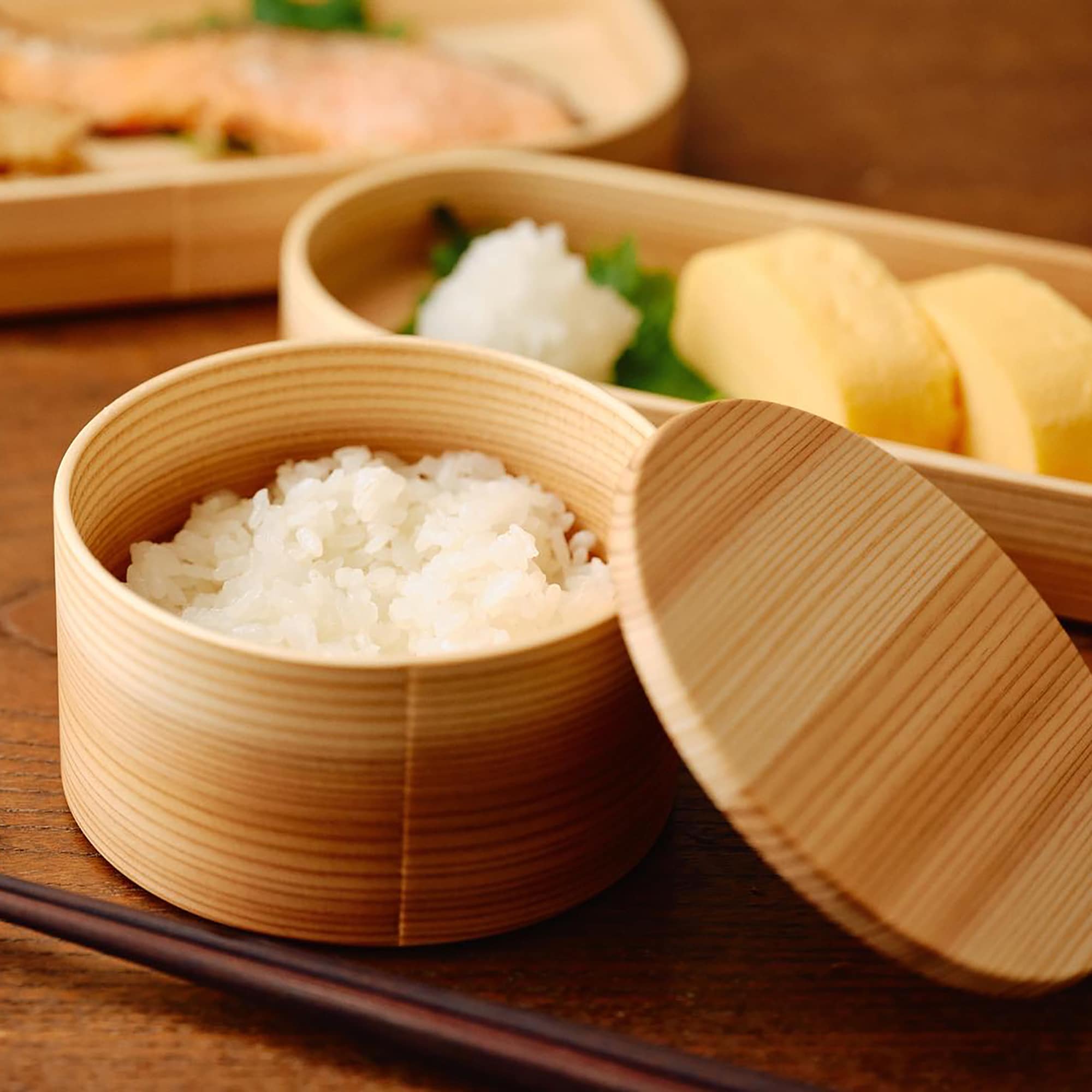 秋田県　大館工芸社の曲げわっぱ「Blanc Pa ボウルカバー S」