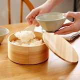 秋田県　大館工芸社の曲げわっぱ「Blanc Pa ボウルカバー L」