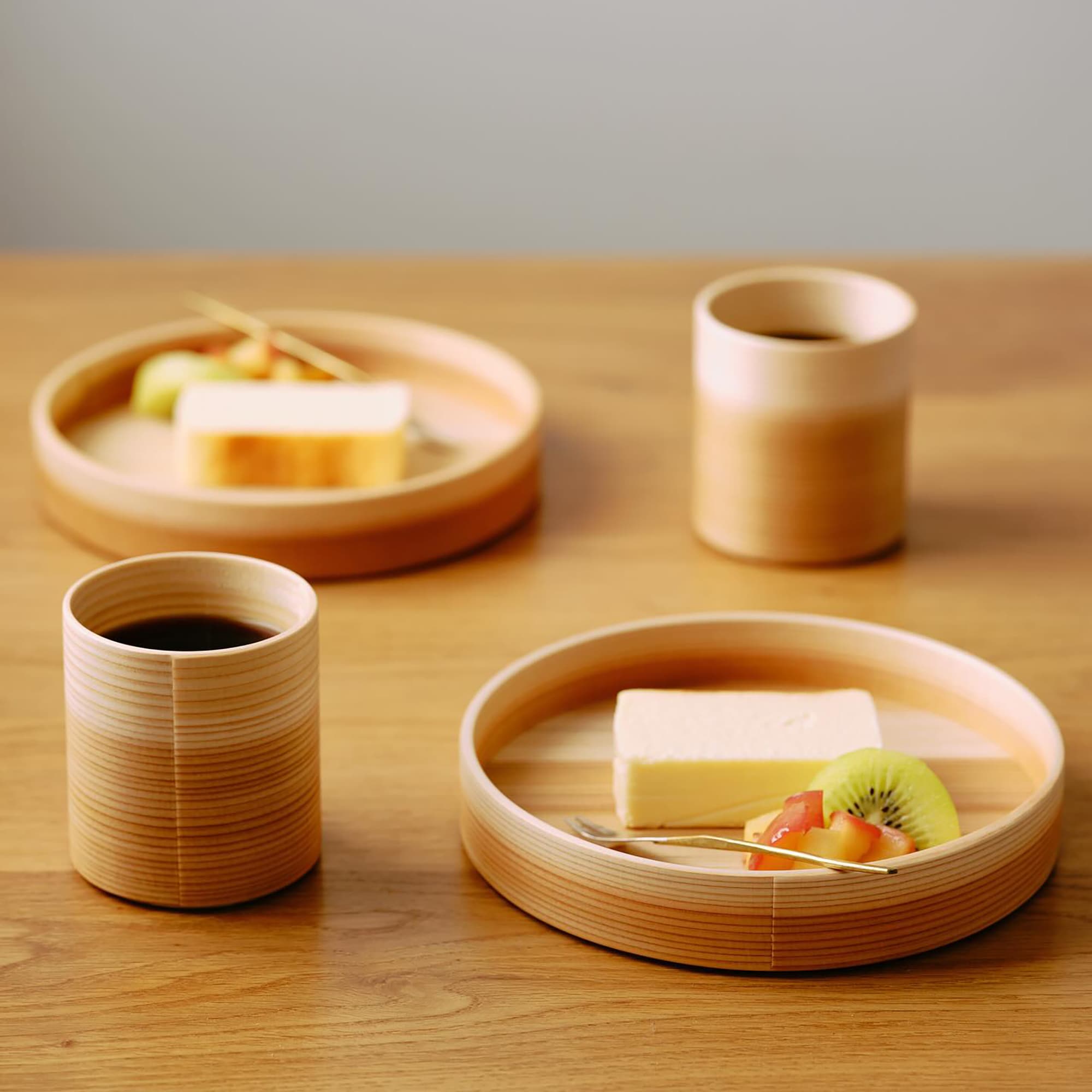 秋田県　大館工芸社の曲げわっぱ「Blanc Pa ディッシュ S」