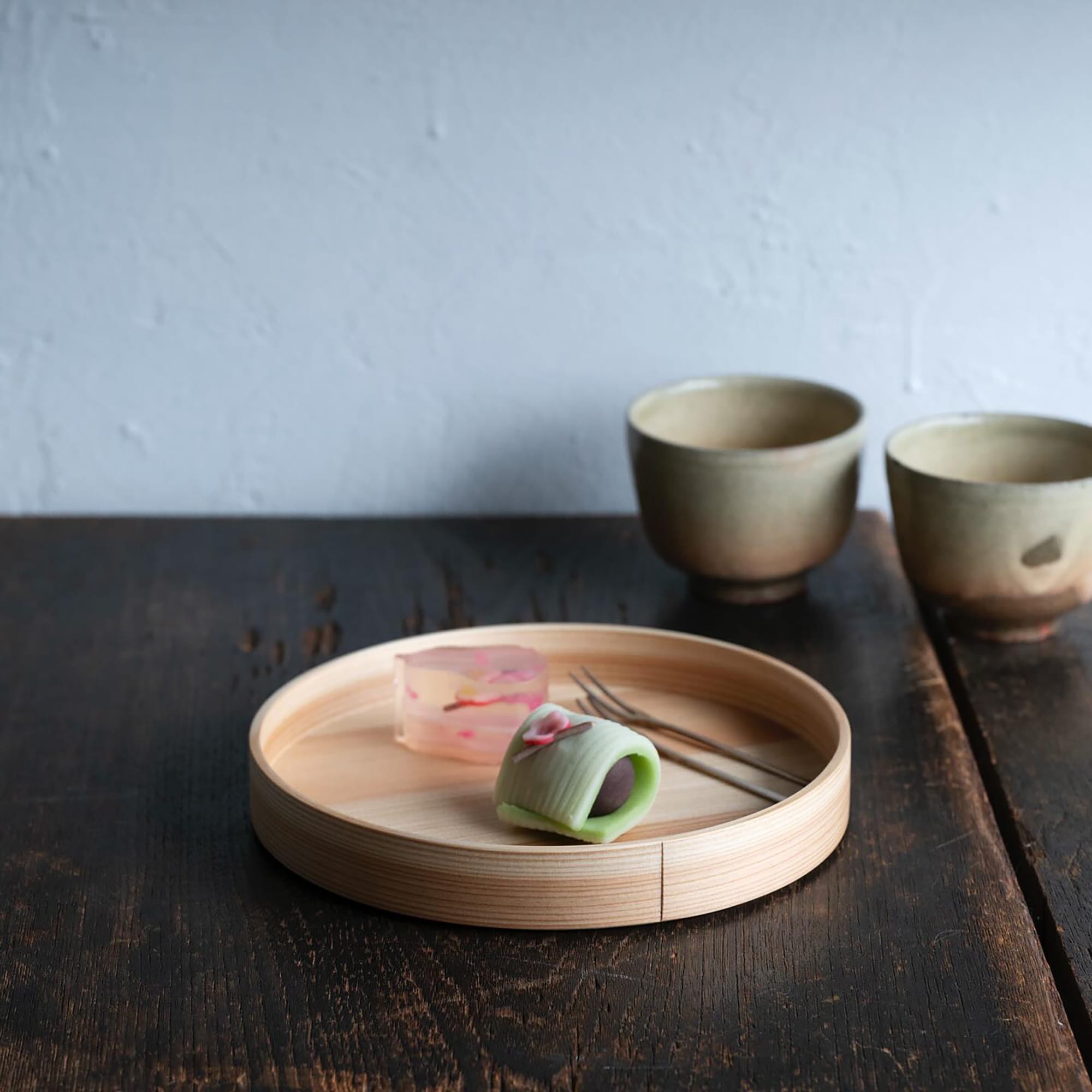 秋田県　大館工芸社の曲げわっぱ「Blanc Pa ディッシュ M」