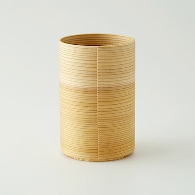 秋田県　大館工芸社の曲げわっぱ「Blan Pa カップ L」