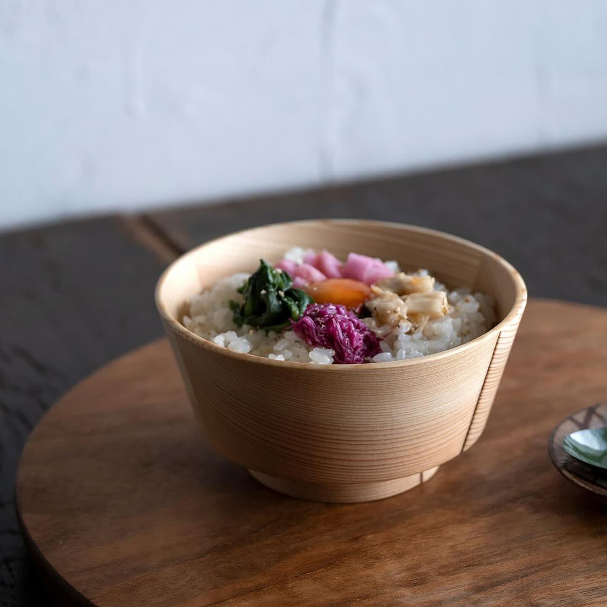 秋田県　大館工芸社の曲げわっぱ「Blan Pa プライボウルM」