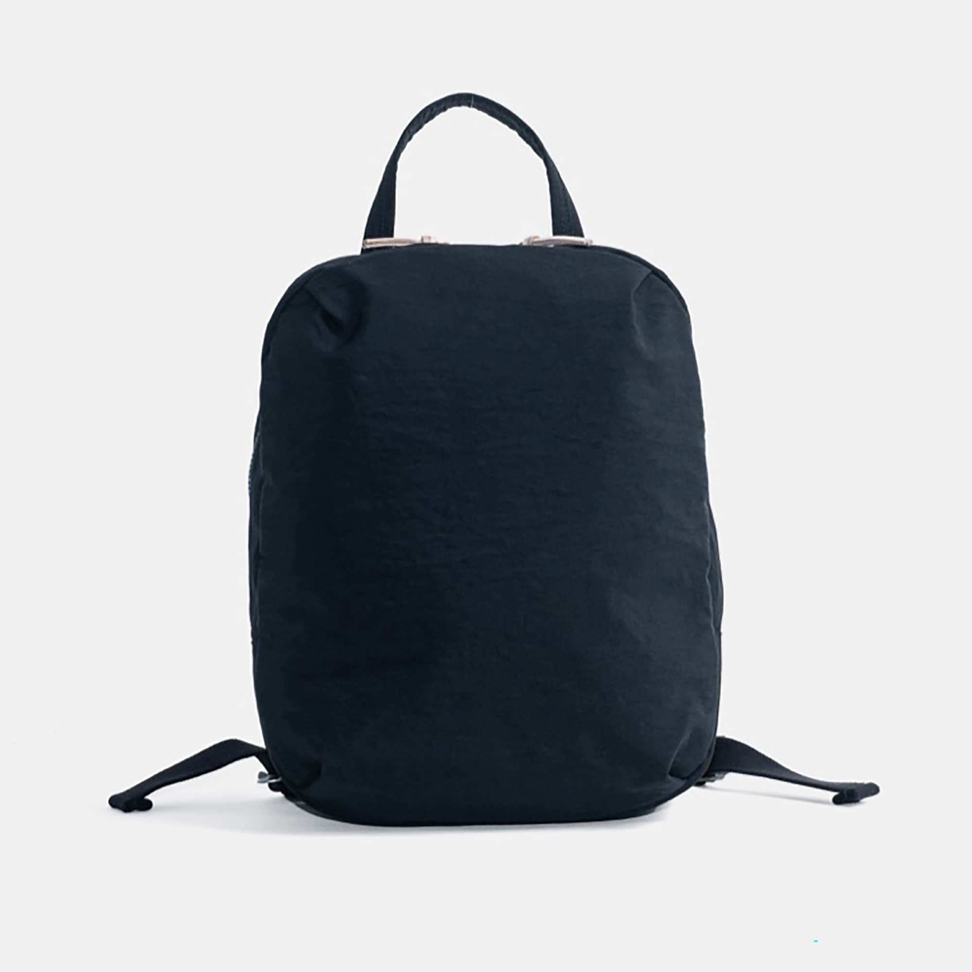 NIZYU KANO「FUKUI SIWAナイロンリュック」 S 　ブラック