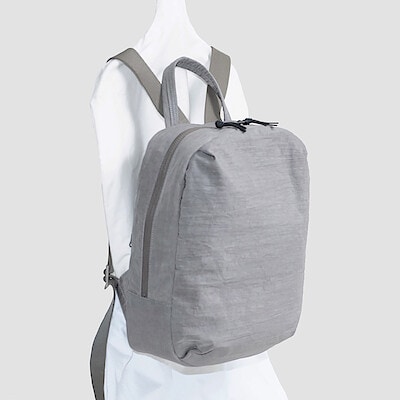 NIZYU KANO「FUKUI SIWAナイロンリュック」 S 　グレージュ