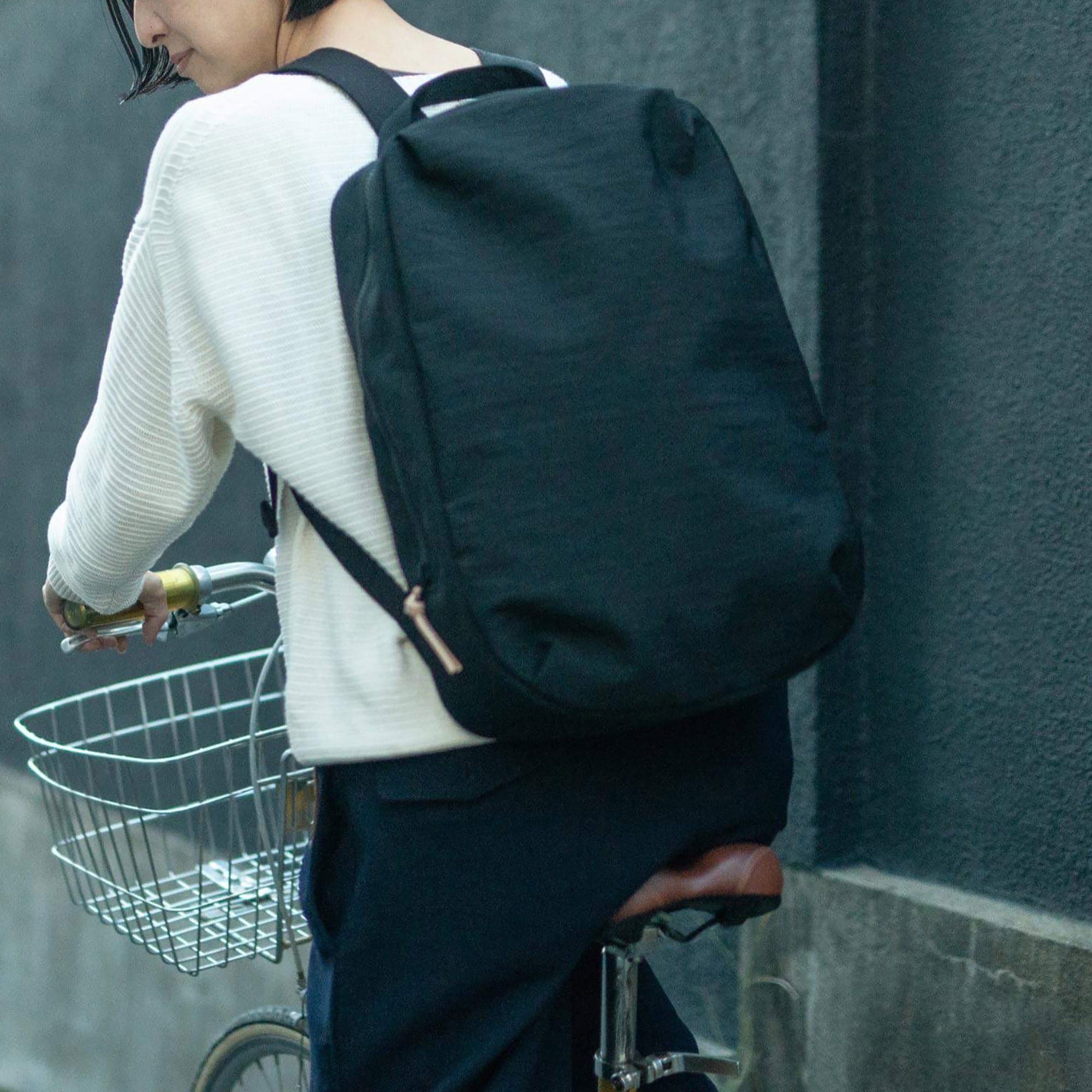 NIZYU KANO「FUKUI SIWAナイロンリュック」 M　ブラック