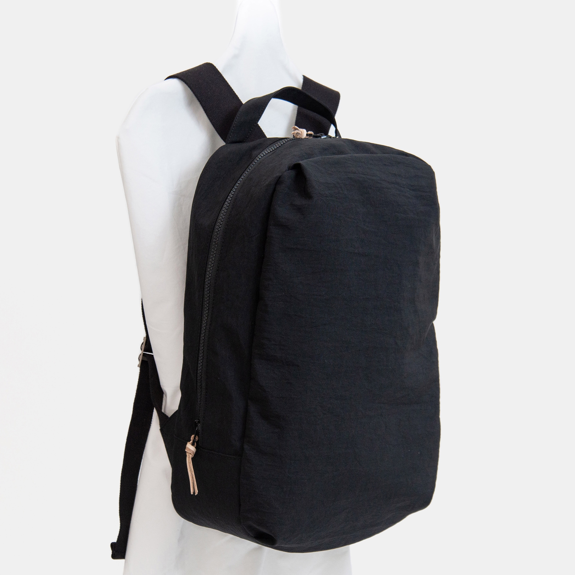 無印良品 諸国良品 NIZYU KANO FUKUI SIWA ナイロンリュック NIZYU KANO「FUKUI SIWAナイロンリュック」 M ブラック | 無印良品