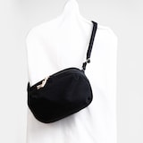 NIZYU KANO「FUKUI SIWAナイロンボディバッグ」S　ブラック