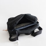 NIZYU KANO「FUKUI SIWAナイロンボディバッグ」 M 　ダークグレー