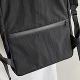 NIZYU KANOの「ライトナイロンリュック」 S　キャメルベージュ