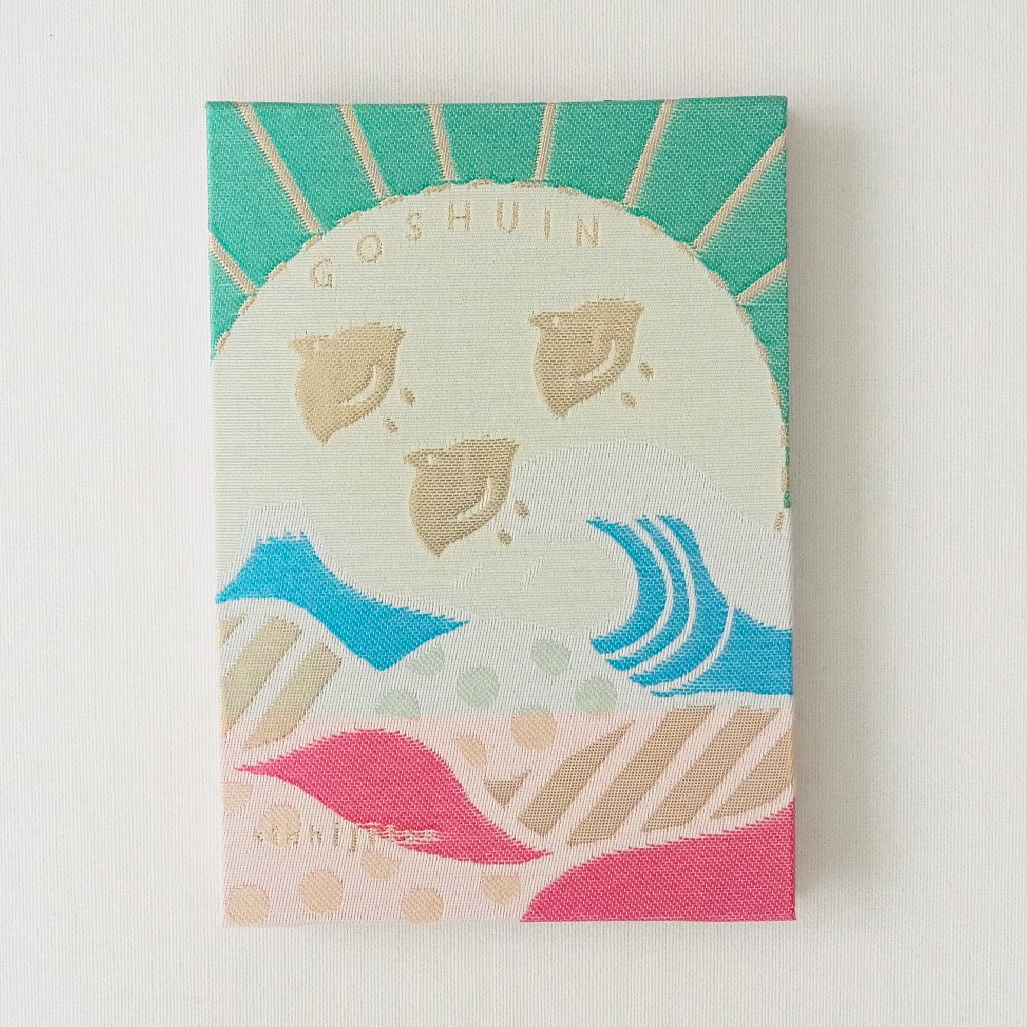 山梨県　光織物の御朱印帳「GOSHUINノート ちどり」