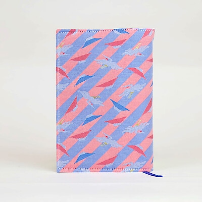 山梨県　光織物のブックカバー「Engi book cover 富士つる」