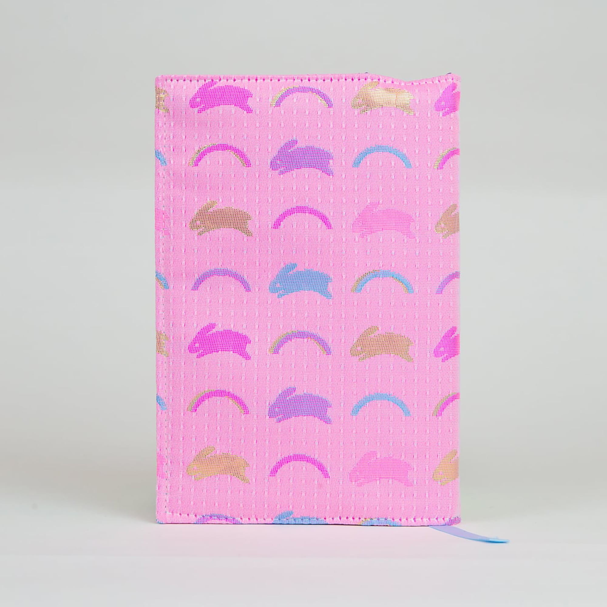 山梨県　光織物のブックカバー「Engi book cover うさぎ」