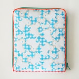 山梨県　光織物の母子手帳ケース「ごきげんぽーち いぬ」