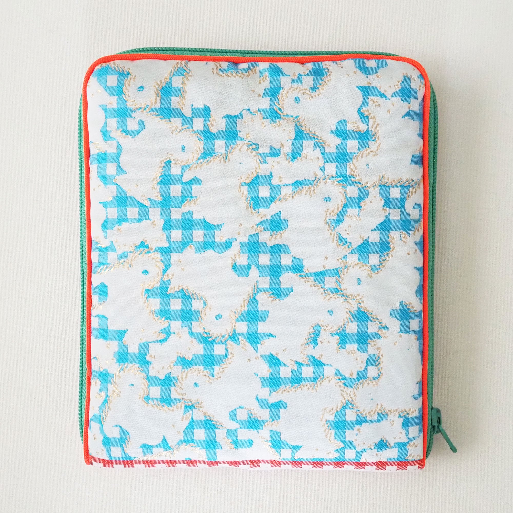 山梨県　光織物の母子手帳ケース「ごきげんぽーち いぬ」