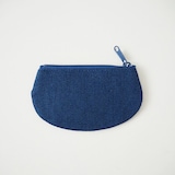 青森県　弘前こぎん研究所のこぎん刺し「丸小銭入」青