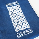 青森県　弘前こぎん研究所のこぎん刺し「手付小袋」青