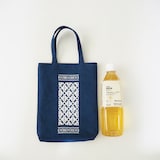 青森県　弘前こぎん研究所のこぎん刺し「手付小袋」青